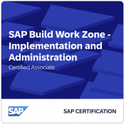 Zertifikat-SAP Build Work Zone